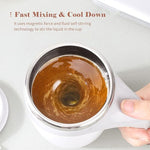 380mL Self Stirring Mug with Lid